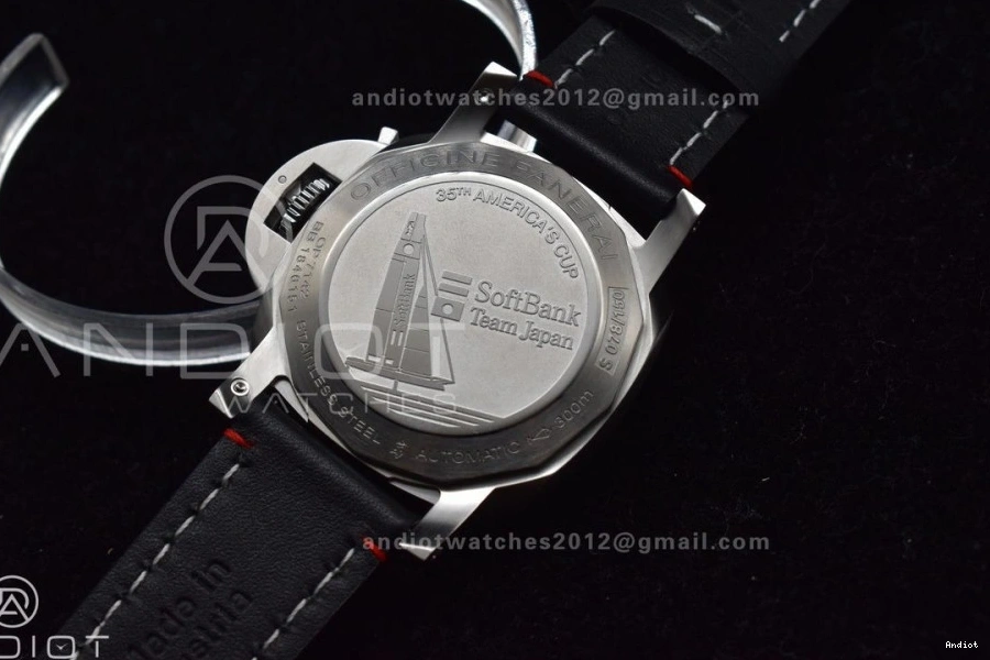  Best Green Leather Brown PAM732 Dial Edition on 1:1 TTF Strap P9010 Dark 0401